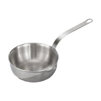 Magideal - Olla De Acero Inoxidable Para Cocinar, Cacerola Con Boquilla De Un Solo Lado Con Anillo Colgante, Olla Para Leche, Olla Para Aceite Caliente Para