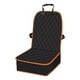 thumbnail image 1 of funda Protectora Para Autos, Cubre Asiento Para Mascotas negro borde damasco, 1 of 3