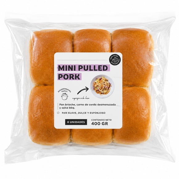 Mini Sandwich Pulled Pork 6 uni