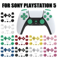 Juego Completo Botones Repuesto Aaronmei Ps5 Dualsense Blanco