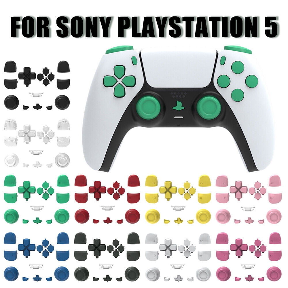 Juego Completo Botones Repuesto Aaronmei Ps5 Dualsense Blanco