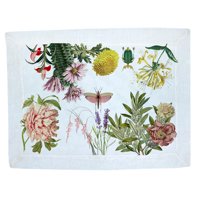 Tuyo Print - Set 4 Individuales Velo Organza Botánica