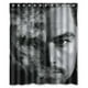 thumbnail image 1 of Cortina de ducha de Leonardo DiCaprio, juego de cortinas de baño con ganchos, tamaño 60 x 72 pulgadas, 1 of 3
