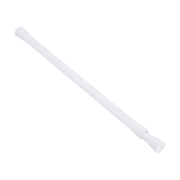 Uxcell Barra de Cortina de Tensión Ajustable de 24 a 43 Pulgadas 0.75" Diámetro Sin Taladrar Expandible Tensión Blanco