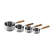thumbnail image 4 of Juego De Tazas Medidoras De 4 Piezas De Acero Inoxidable Apilables Para Cocinar Arroz Con Leche, 4 of 5