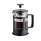 thumbnail image 2 of Cafetera Prensa Francesa 1000ml Vidrio Filtro 1 Litro Negra, 2 of 4