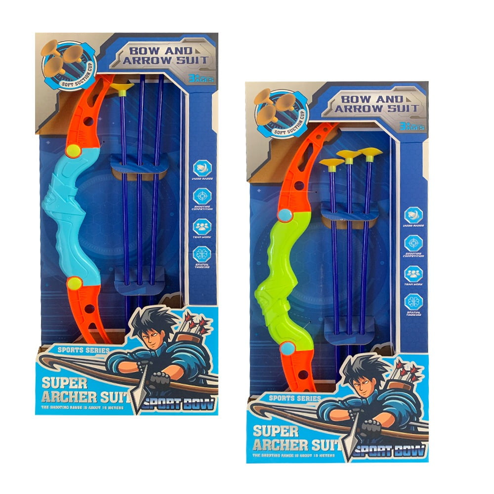 N-ofertas - Arco Y Flechas Juego De Tiro Niños Colores
