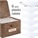 thumbnail image 3 of Caja de almacenamiento de fotos BIZYAC Keepsake Seagrass con 6 estuches, 3 of 9