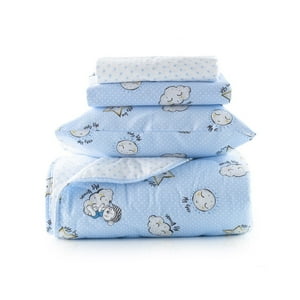 Juego De Sábana Para Cuna Ninar - 150 Hilos - 100% Algodón - Teka