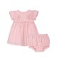 thumbnail image 1 of Vestido Bebé Niña Manga Vuelo Mostacillas Palo Rosa Pillin, 1 of 3