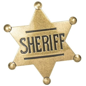 Insignias De Sheriff Xanight De Metal Para Niños Y Adultos