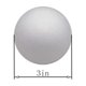 thumbnail image 2 of Bolas de espuma Crafjie 7 cm, paquete de 40 unidades blancas – Manualidades DIY, 2 of 7