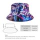 thumbnail image 2 of Escarabajo Azul Sombrero bucket para adultos, gorra de protección solar, sombrero de pescador plegable para viajes al aire libre, pesca y actividades de verano, 2 of 6