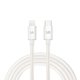 thumbnail image 2 of Cable Tipo C Fabric Tipo C/Lightning MFI 2M Blanco, 2 of 3