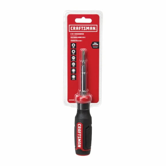 Destornillador CRAFTSMAN CMHT68000 6‑en‑1 Multi‑punta