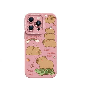 Crusec - Carcasa Funda Silicona Iphone 15 Pro Max Capibara Antigolpes