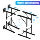 thumbnail image 5 of Kit para vallas y puertas, resistente, no se hunde, 2 x 4 pulgadas, ajustable, TFMUZERT, 5 of 6