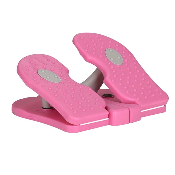 Plegable Fitness Stepper Stair Stepper Equipment Ejercicio debajo de la máquina de escalada de escritorio Máquina de pie para el hogar para entrenador Rosa