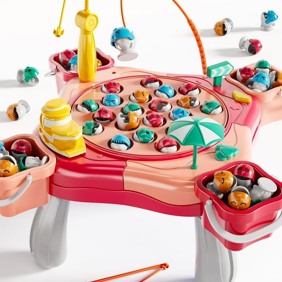 Juego de pesca magnético NIPLOOOW con música para niños de 3 a 8 años
