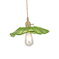 Magideal - Lámpara Colgante De Flores, Iluminación De Araña Pequeña, Lámpara Colgante De Araña De Flores Ajustable Elegante Para Tienda De Ropa Junto A La Cama Verde