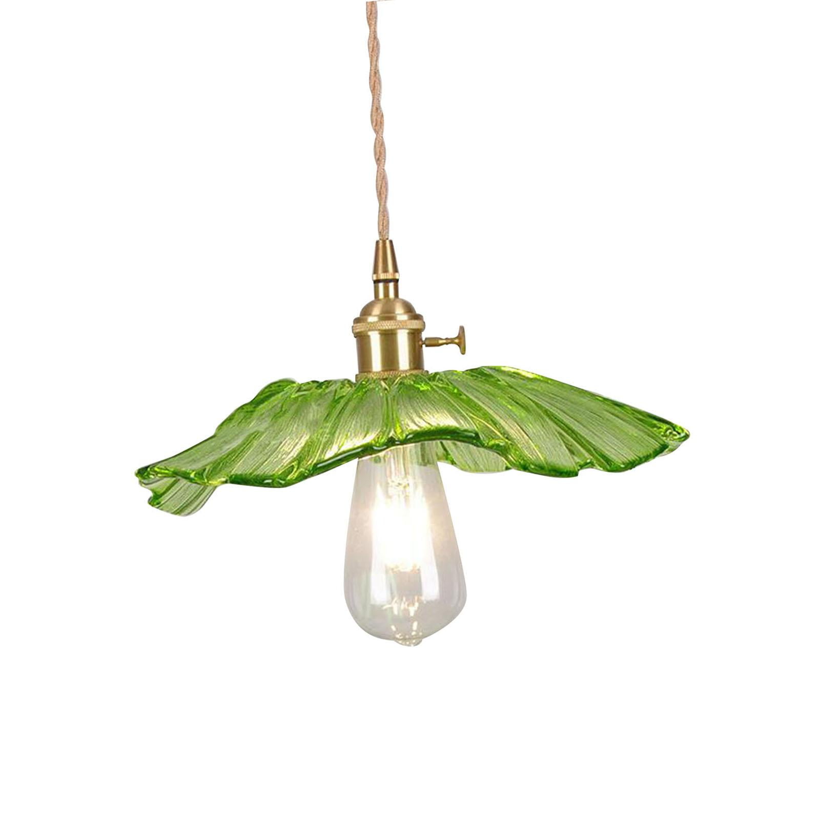 Magideal - Lámpara Colgante De Flores, Iluminación De Araña Pequeña, Lámpara Colgante De Araña De Flores Ajustable Elegante Para Tienda De Ropa Junto A La Cama Verde