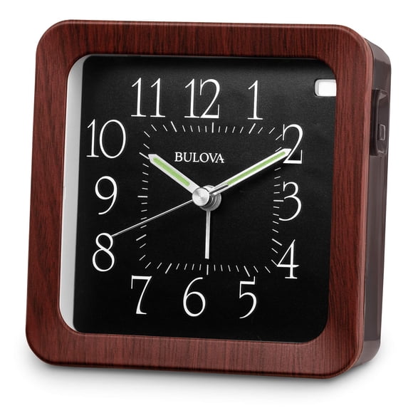 Despertador Bulova B1870 Manor con esfera flotante y despertador