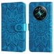 thumbnail image 1 of Funda tipo cartera FOXDOCK para Realme 12 4G , diseño girasol en relieve, cuero PU, cierre magnético, soporte y tarjetero, 1 of 5