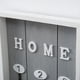 thumbnail image 2 of Porta Llave De Madera Cuadro Colgador Decorativo Para Llaves gris, 2 of 6