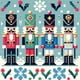 thumbnail image 4 of Lunarable Snowflake Duvet Cover Set Winter Theme Christmas Illustration Cold Weather Season Inspired Celebration Decorative, 4 of 4
