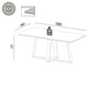 thumbnail image 4 of Juego Comedor Tm87 + 6 Sillas Castaño, 4 of 5