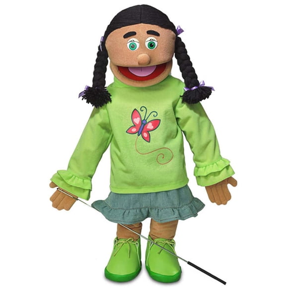 Títere Jasmine de Silly Puppets de cuerpo completo de 64 cm, estilo ventrílocuo