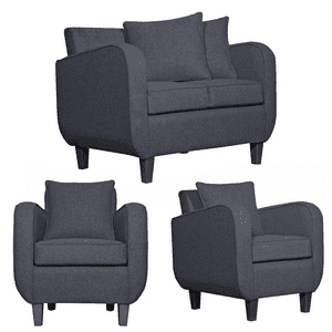 Ruzam Mobel - Juego De Living 2-1-1 Cronos Marengo