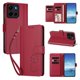 thumbnail image 2 of Funda Cartera Trébol para Motorola Moto G 2026 5G con Ranuras Tarjetas y Carga Inalámbrica Rojo, 2 of 6