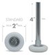 thumbnail image 2 of Rodillos para puertas de garaje BC Precision Premium de nailon sellado x10, 2 of 8