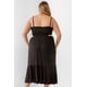 thumbnail image 5 of Vestido Midi Con Tirantes Aberturas Y Bajo Acampanado Con Fruncido, 5 of 5