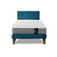thumbnail image 4 of Cama Europea Zen Best 1.5 Plaza Colchon Resortes Base Dividida + Respaldo Tela Azul, 4 of 7