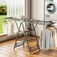 thumbnail image 5 of Tendedero Retráctil Exterior Colgador Secador Ropa Plegable Gris, 5 of 8