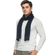 thumbnail image 4 of Bufanda clásica de invierno cálida para hombre - PoilTreeWing Bufanda larga con flecos suaves, 4 of 5