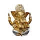 thumbnail image 4 of Estatua Del Señor Ganesha, Estatuilla India De Ganesha Para Sala De Estudio De Meditación, Interior Dorado, 4 of 5