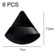 thumbnail image 2 of Borla de polvos faciales, borla de maquillaje triangular suave para polvos sueltos, polvos minerales, polvos corporales, 2 of 5