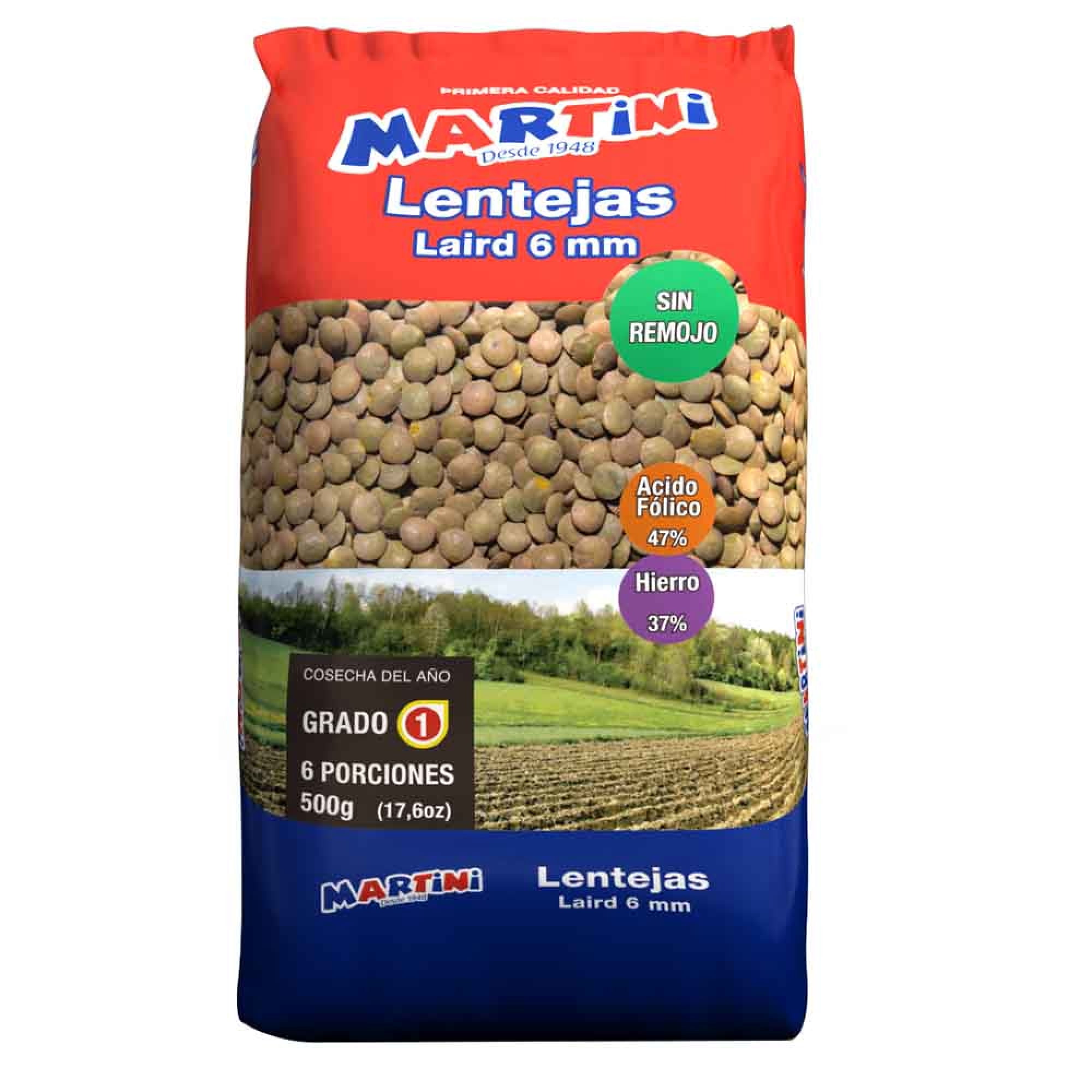 Lentejas 6mm Bolsa 500 g Martini