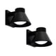 thumbnail image 1 of Luz Led Exterior De Pared Paquete De 2 Impermeable Negra, 1 of 7