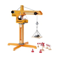 Set De Juego Para Camiones Y Vehículos De Construcción Hape Playscapes Crane