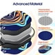 thumbnail image 3 of Set de palas de pickleball niupipo de fibra de vidrio blanco y naranja, 3 of 6