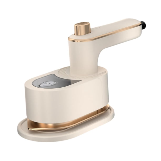 de ropa de planchado húmedo y seco, vaporista portátil, mini vaporizador de hierro de viaje para el dormitorio de la universidad en casa Blanco