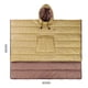 thumbnail image 3 of Abrigo Tipo Poncho Manta Capucha Senderismo Nieve Acampar beige, 3 of 10
