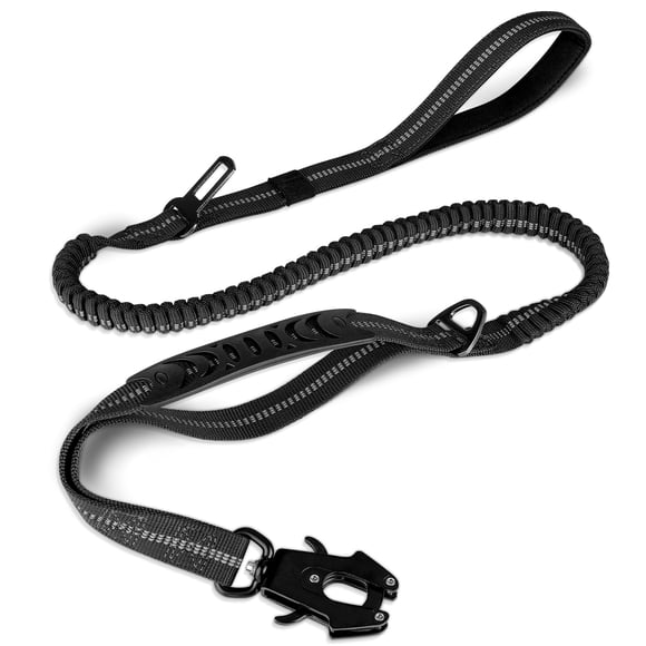 Correa táctica para perros Joytale, resistente, absorbe los golpes de 4 a 6 pies