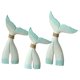 thumbnail image 5 of Figura De Madera De Cola De Ballena (3 Unidades), Color Azul Y Blanco, 5 of 5