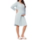 thumbnail image 4 of INSPIRE CHIC Camisón de Maternidad para Mujeres con Mangas Largas y Almohadillas Integradas para Lactancia Materna M Azul, 4 of 6