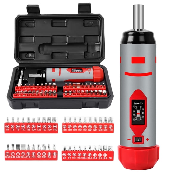 Juego de destornilladores de torque Fuyeah 42 piezas 10-70 in‑lb, impulso 1/4"